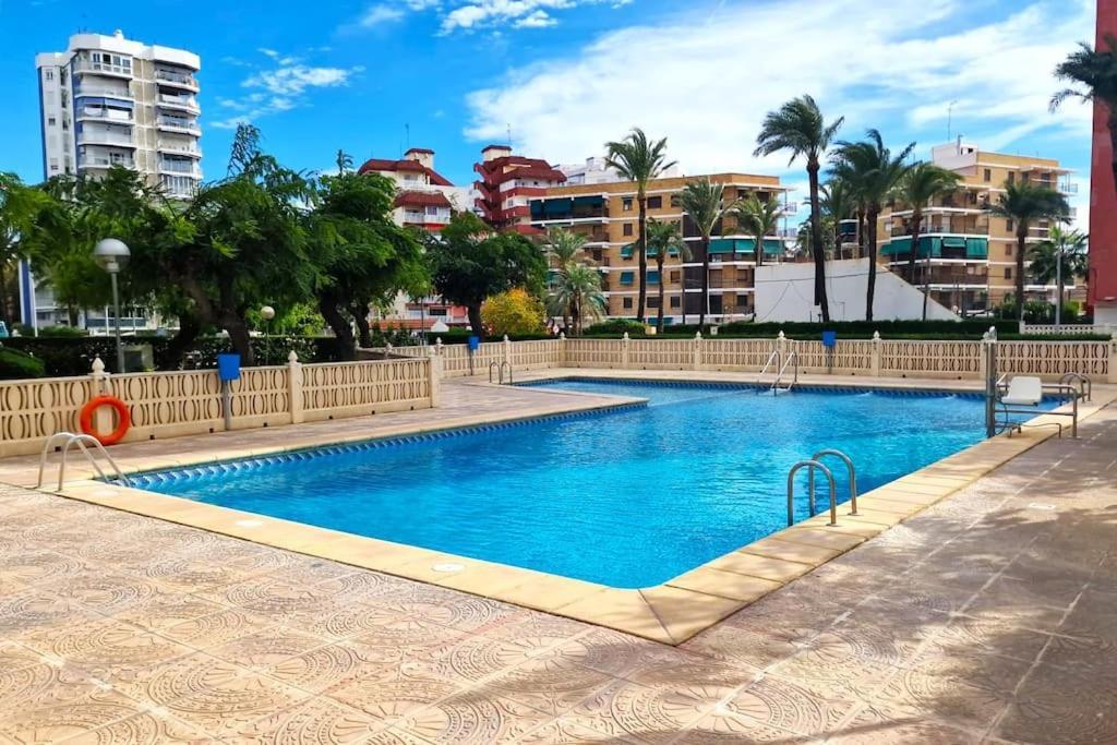 Bonito Apartamento Con Vistas Al Mar Playa Pobla de Farnals Exteriör bild