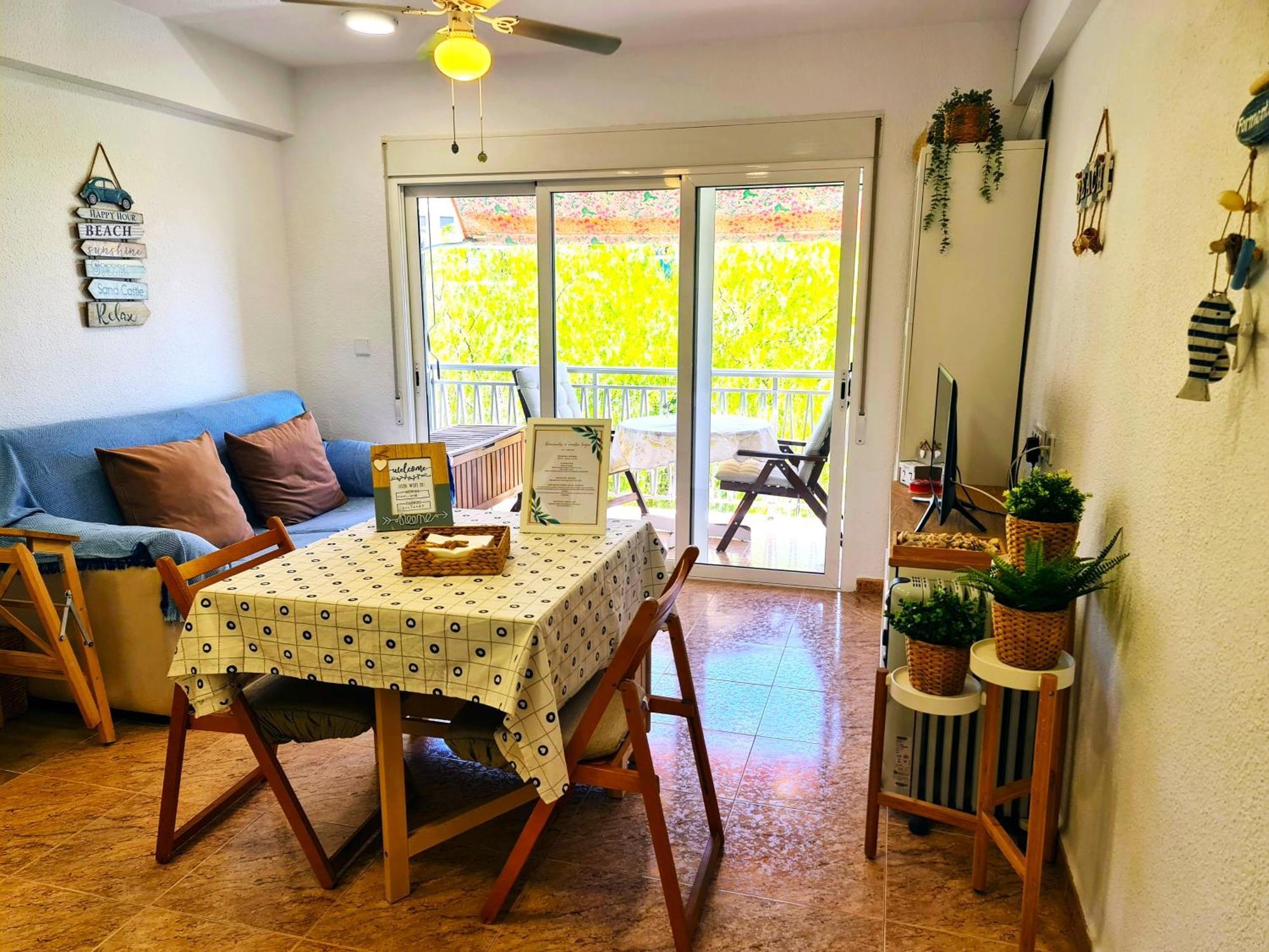 Bonito Apartamento Con Vistas Al Mar Playa Pobla de Farnals Exteriör bild